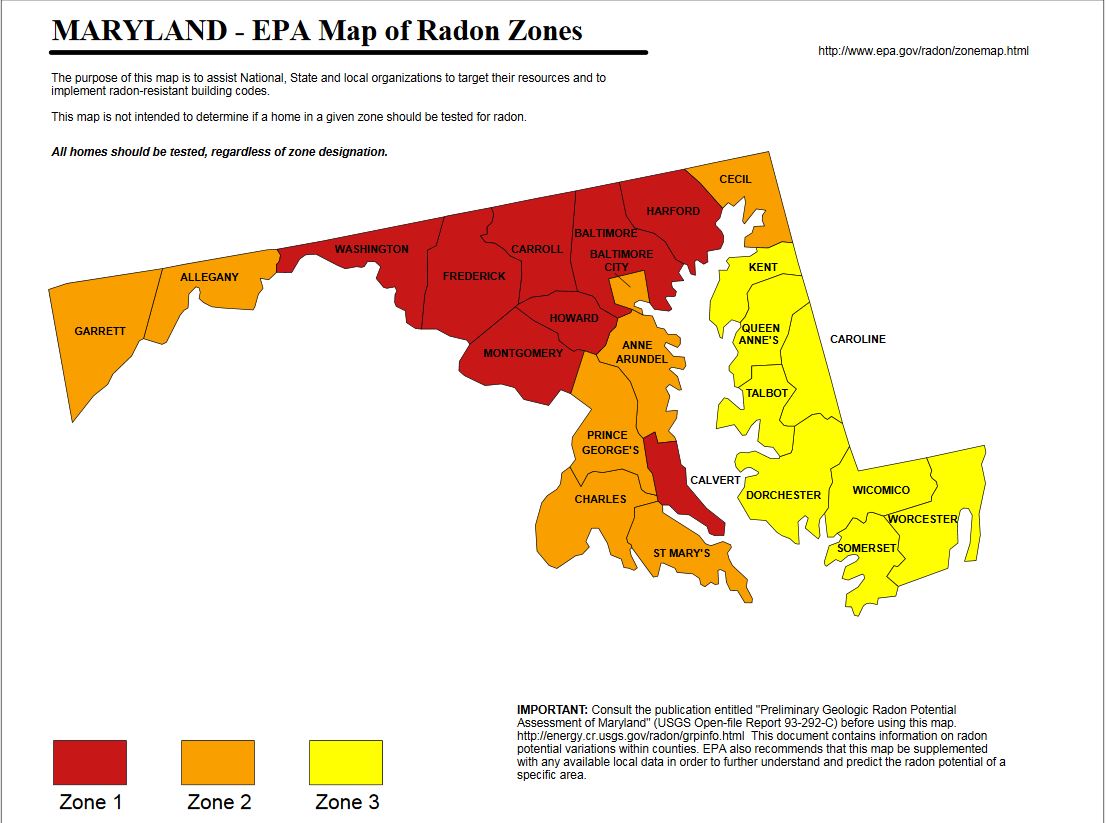 Radon Map MD